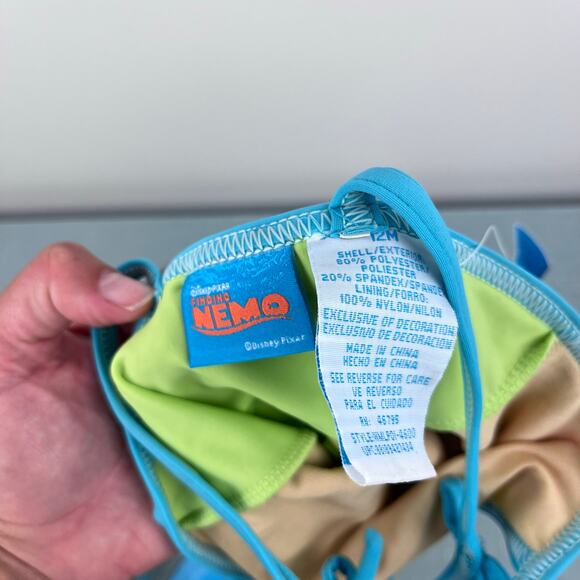 Vintage Y2K Finding Nemo Ruffle Swimsuit 12 Months NWT - Picture 5 of 11